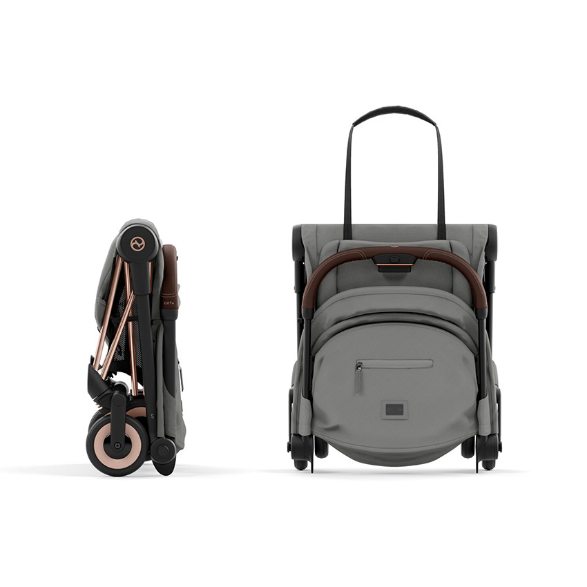 Poussette ultra-compacte Coya rosegold/mirage grey 