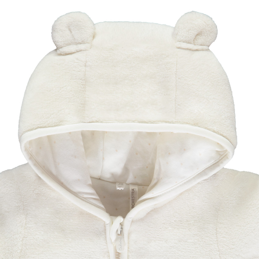 Combi-pilote ourson en sherpa pour bébé fille  