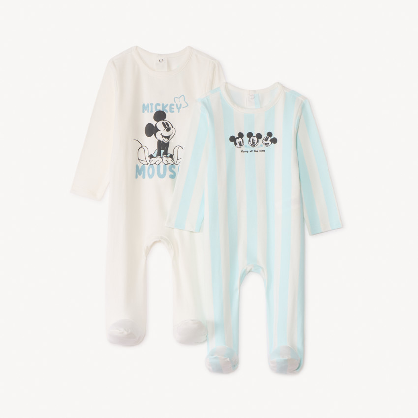 Lot de 2 dors-bien jersey Mickey Disney pour bébé garçon