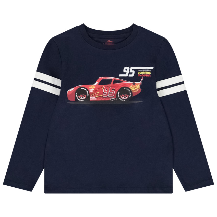 T-shirt manches longues en jersey Print Cars Pixar pour garçon 