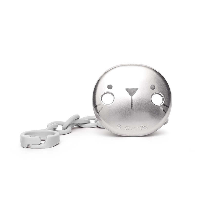 Attache-sucette Hygge Baby à chaîne - Gris Main Attache-sucette Hygge Baby à chaîne - Gris