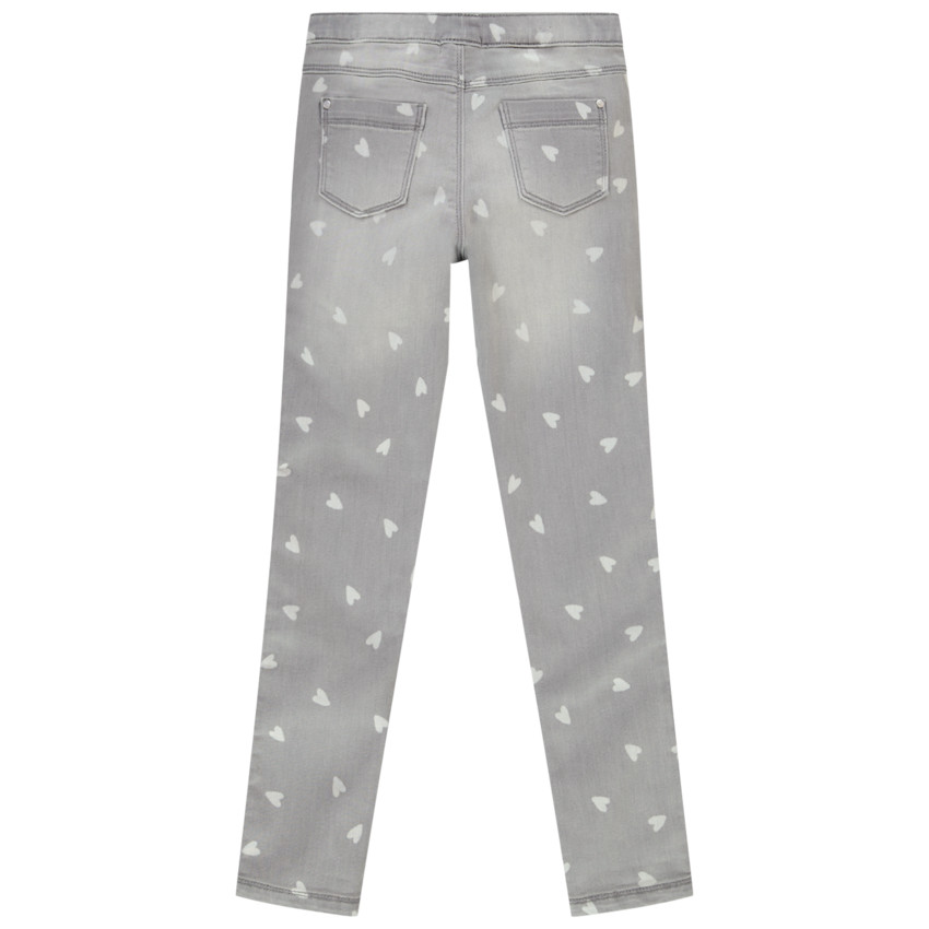 Jegging Denim fantaisie pour fille 