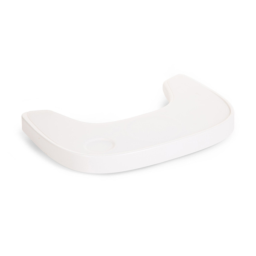 Tablette pour chaise haute Evolu blanc + napperon en silicone 