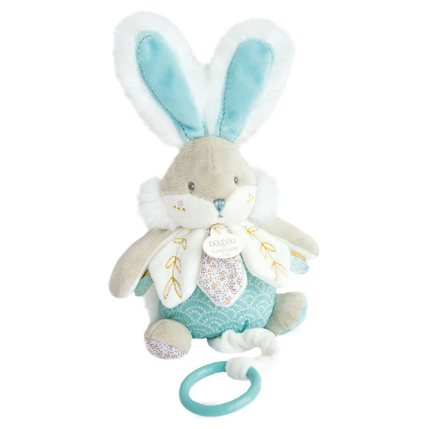 Peluche musicale lapin de sucre Amande 