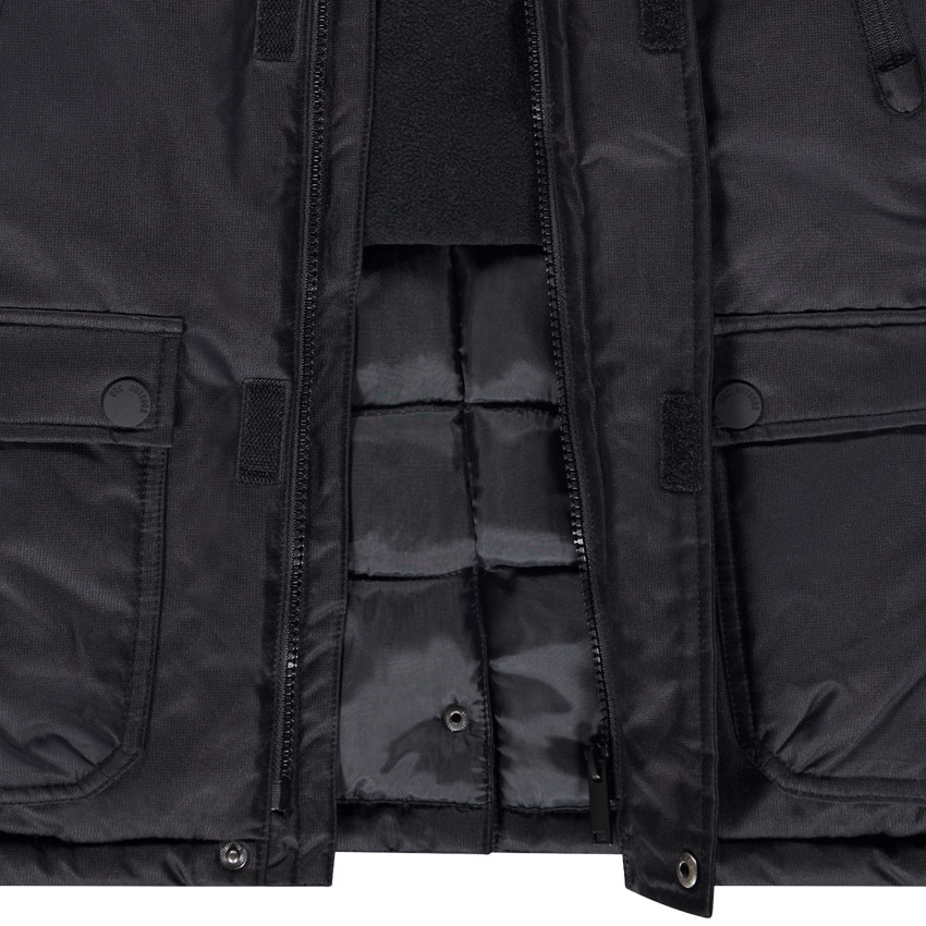 Parka 2 en 1 avec gilet teddy en micropolaire pour garçon 