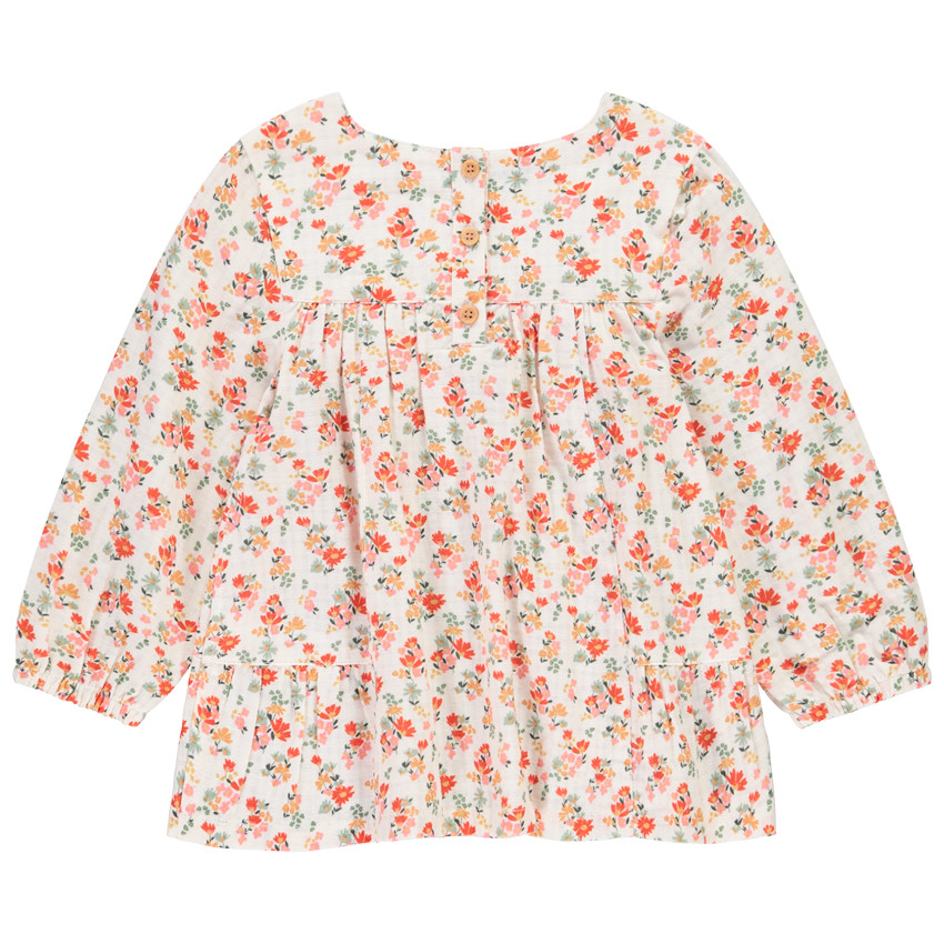 Tunique manches longues imprimé fantaisie pour bébé fille 