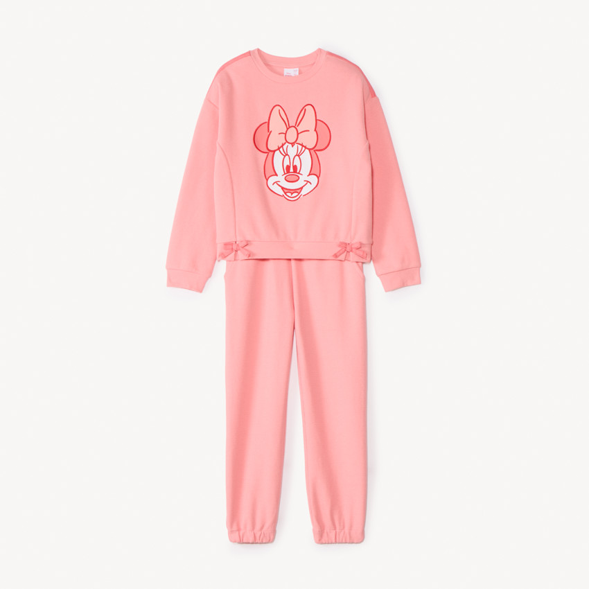 Ensemble de jogging en interlock Minnie Disney pour fille