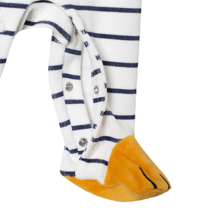 Lot de 2 dors-bien en velours print tigre pour bébé garçon 