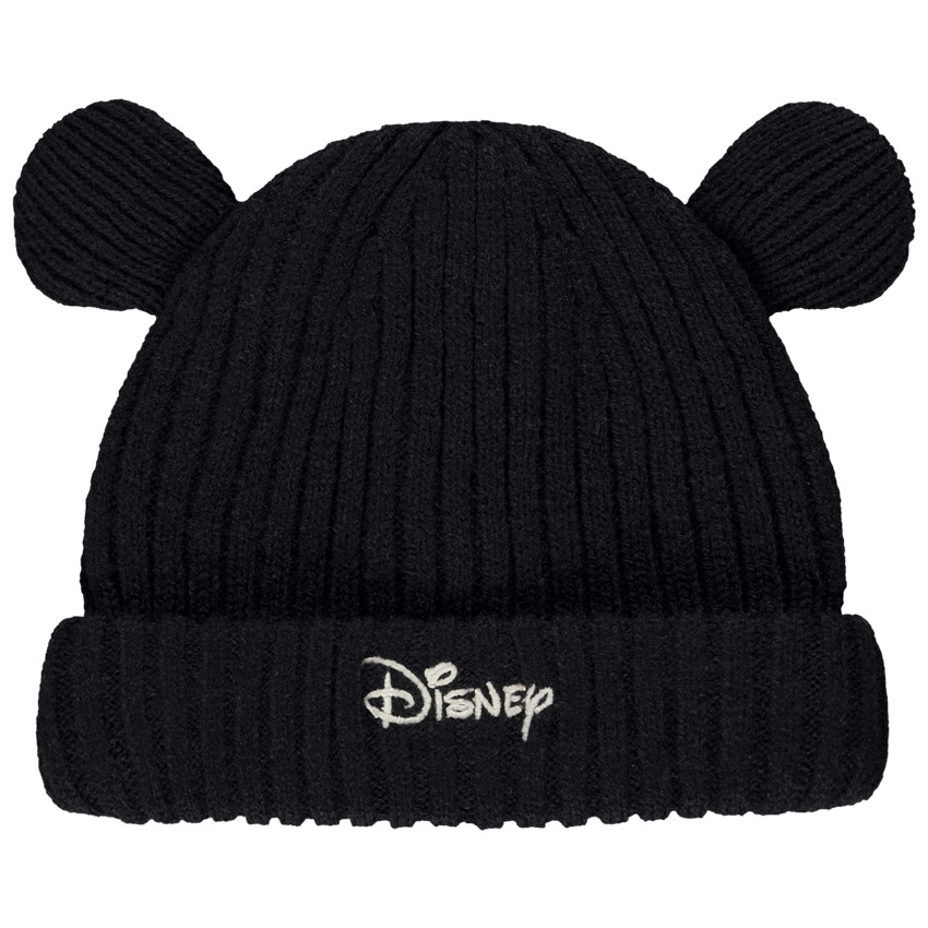 Bonnet côtelé avec oreilles 3D brodé Disney pour bébé