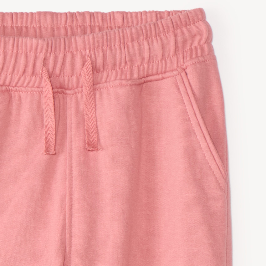 Pantalon de jogging fille en molleton uni 
