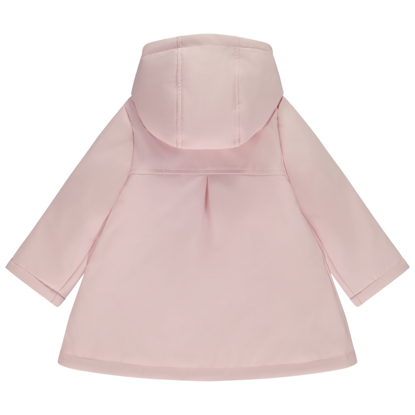 Parka gomme à volant doublé sherpa pour bébé fille 