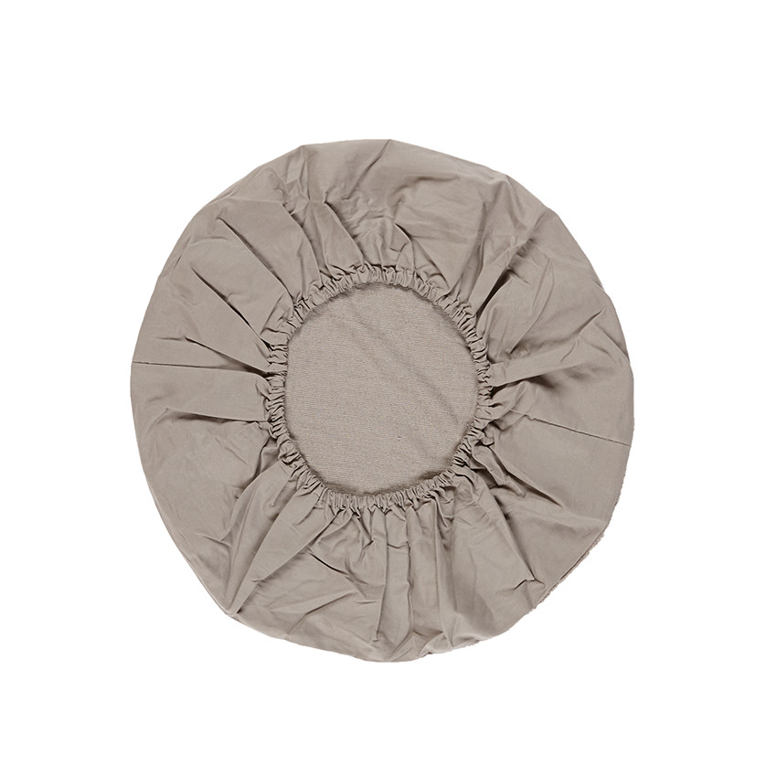 Housse ronde de coussin d'allaitement - Taupe 