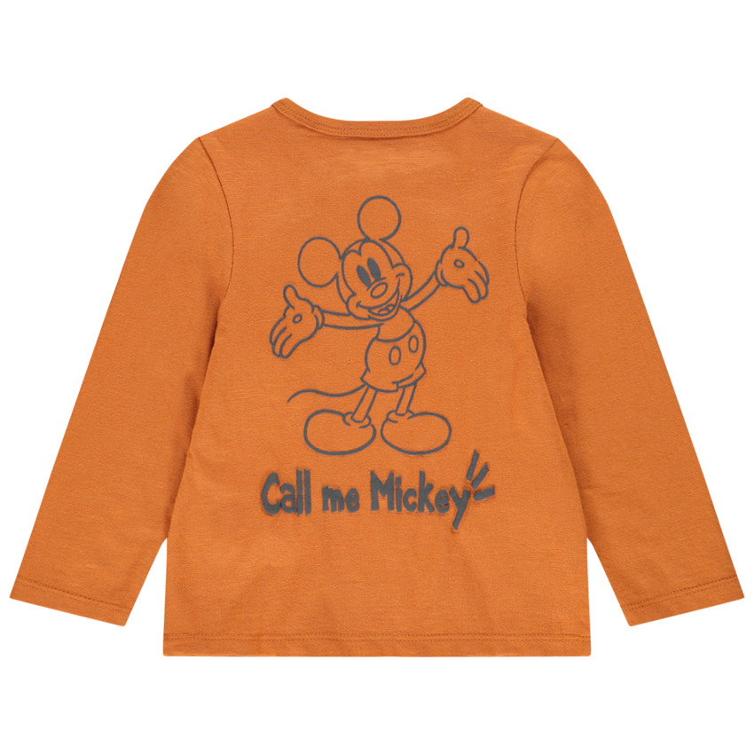 T-shirt manches longues print Mickey Disney pour bébé garçon 
