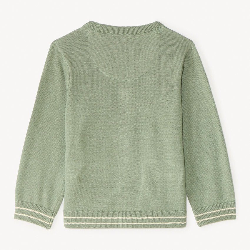 Gilet en tricot col V pour bébé garçon 