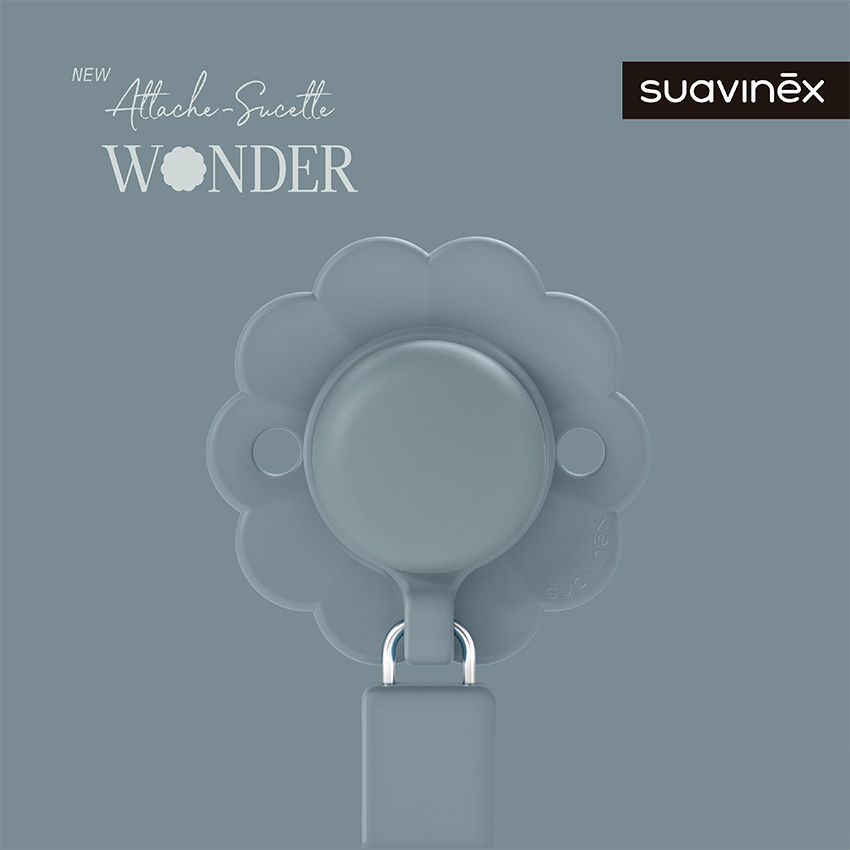 Attache-sucette en silicone Wonder spring lake 