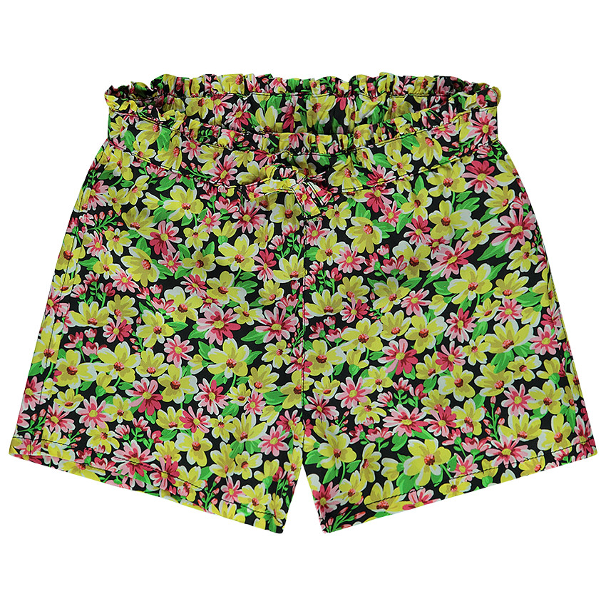 Short imprimé fleuri pour fille 