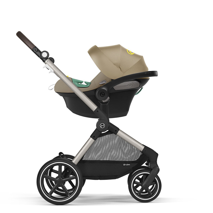 Poussette Eos Lux Taupe 2-en-1 Seashell Beige 