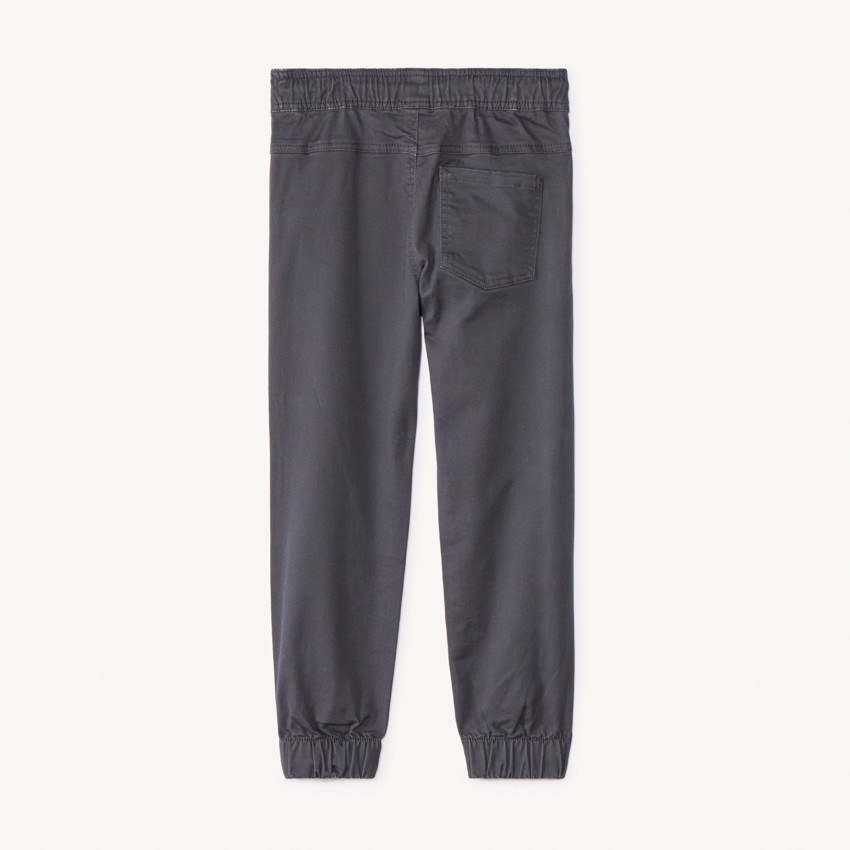 Pantalon jogger en twill uni pour garçon  