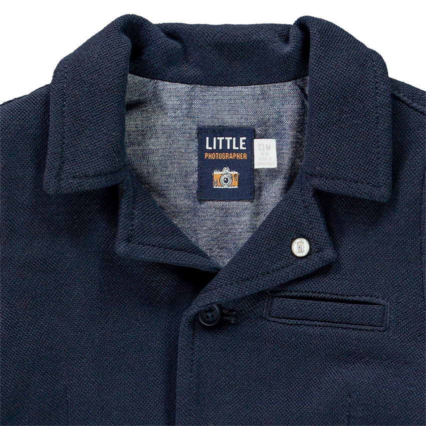 Blazer en toile uni de cérémonie pour bébé garçon 