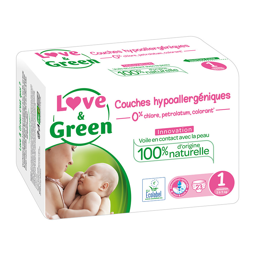 Couche hypoallergénique taille 1 - x23 