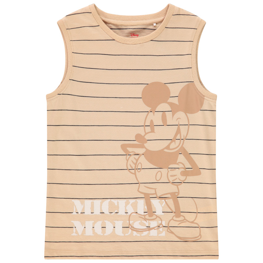 Débardeur en maille rayé print Mickey Disney pour garçon Main Débardeur en maille rayé print Mickey Disney pour garçon
