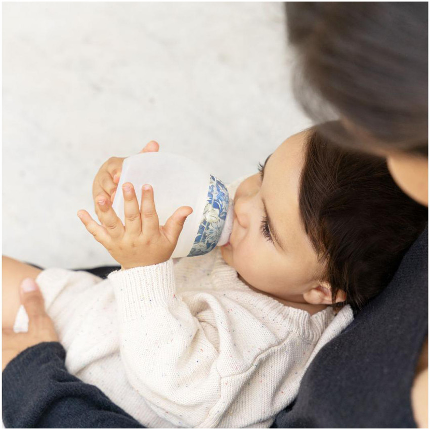 Biberon silicone 240ml Liberty Honey Dew Blue 