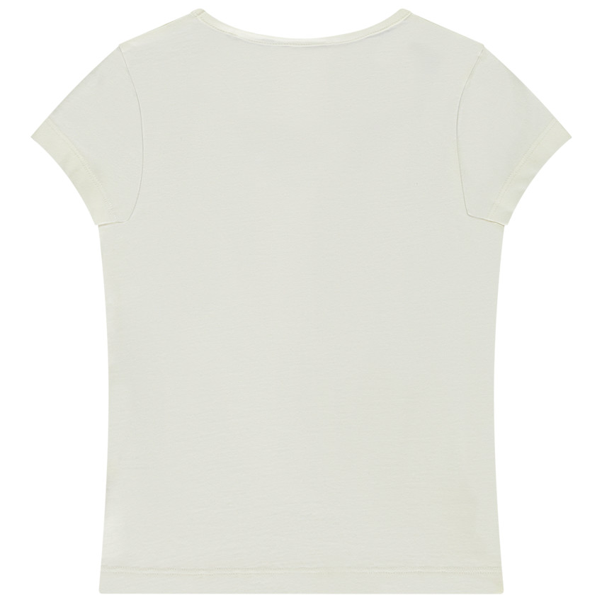 T-shirt manches courtes fantaisie pailletée fille 