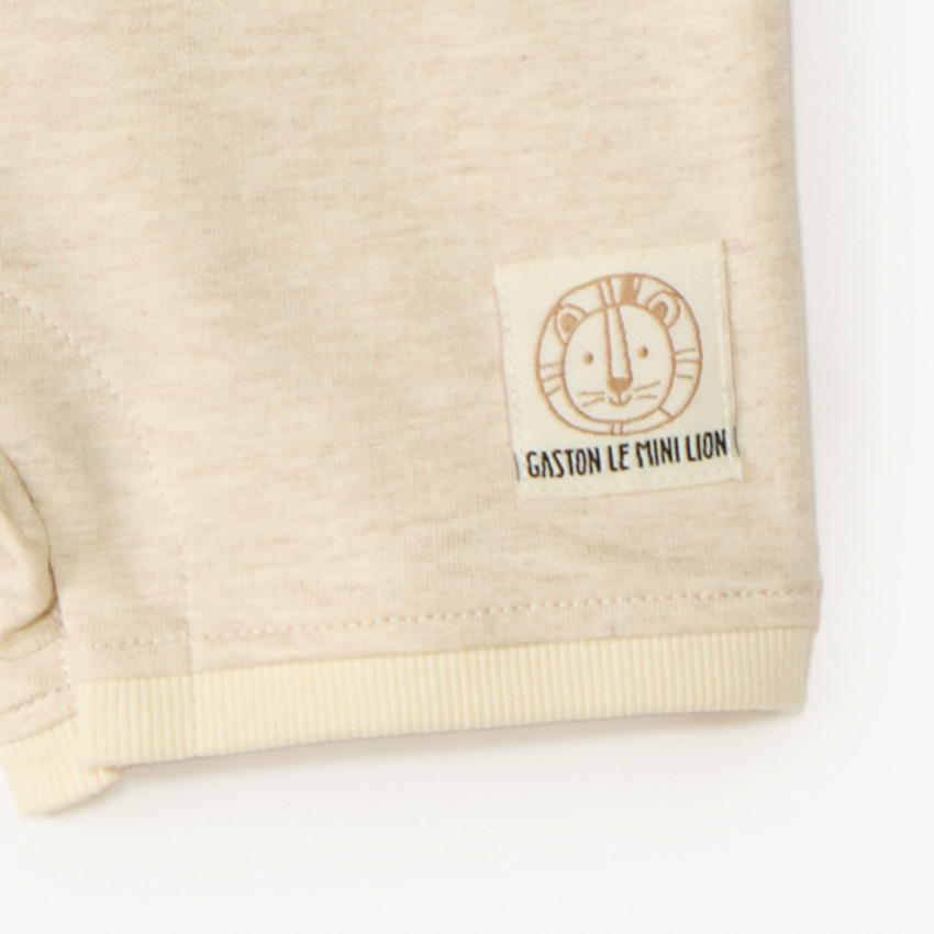 Combinaison courte print Lion pour bébé garçon 