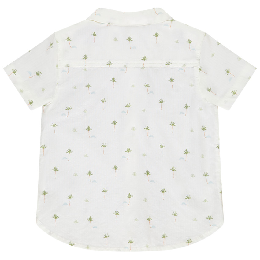 Chemise manches courtes en voile avec imprimé pour bébé garçon  