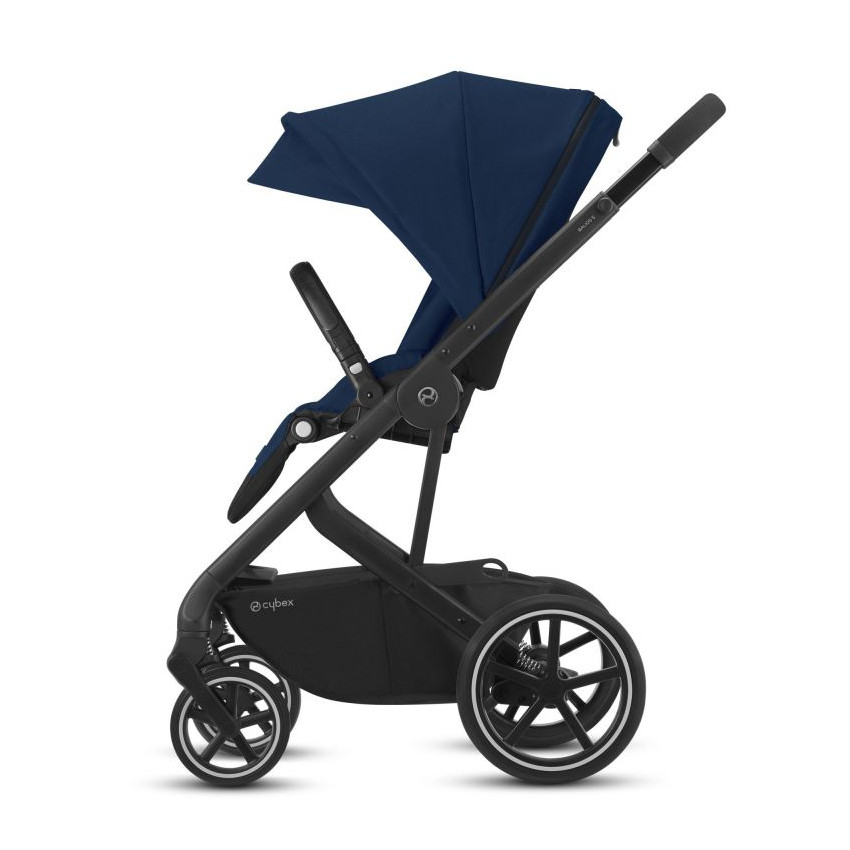 Poussette Balios S Lux châssis noir - Navy Blue  