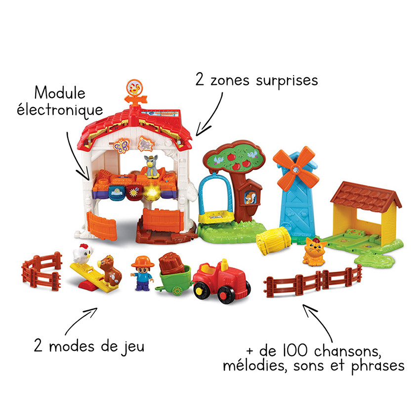 Super ferme interactive des animaux Tut Tut Animo 