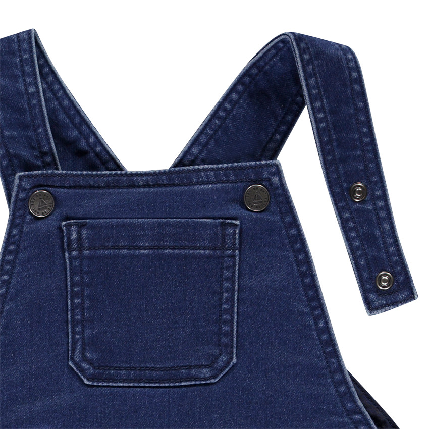 Salopette longue effet denim pour bébé garçon  