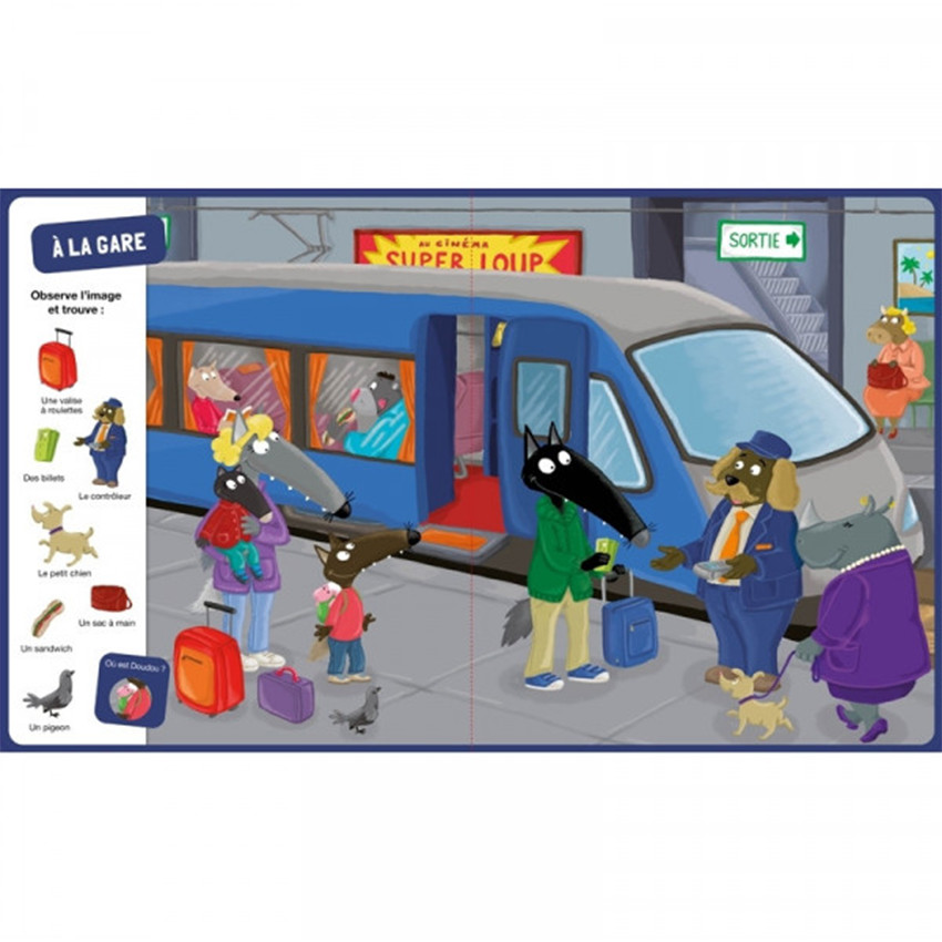 Cherche et trouve - Vive les vacances avec P'tit Loup  