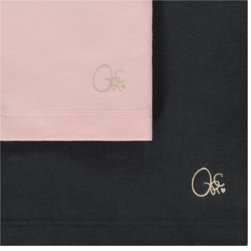 Lot de 2 sous-pulls unis à col roulé pour fille 