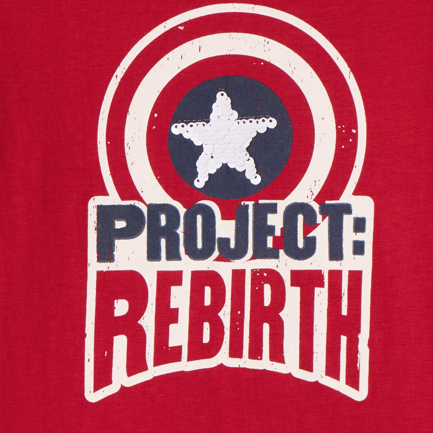 T-shirt manches longues à sequins magiques pour garçon 