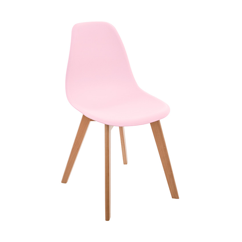 Chaise de table enfant - Rose  