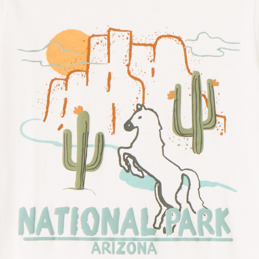 T-shirt manches courtes print Arizona pour bébé garçon 