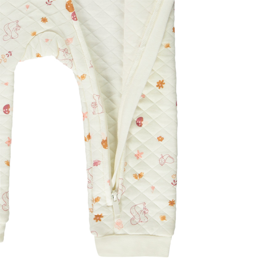 Surpyjama matelassé imprimé écureuils pour bébé fille 