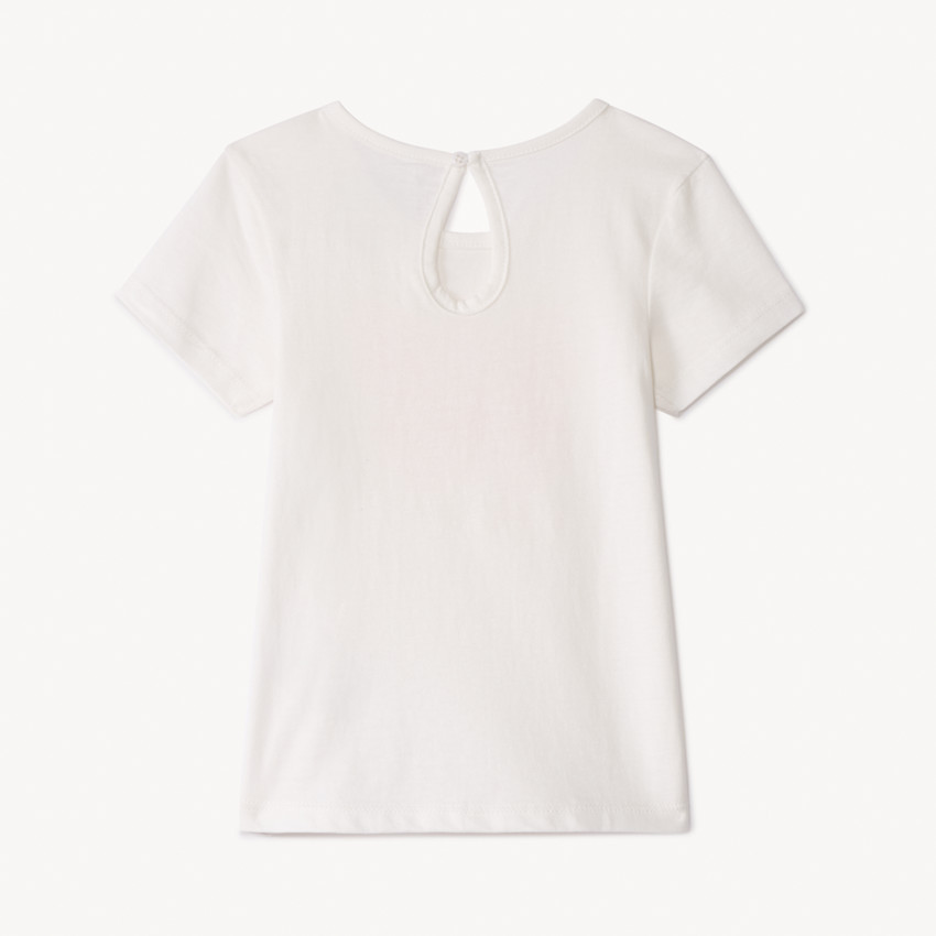 T-shirt manches courtes avec print fantaisie pour bébé fille  