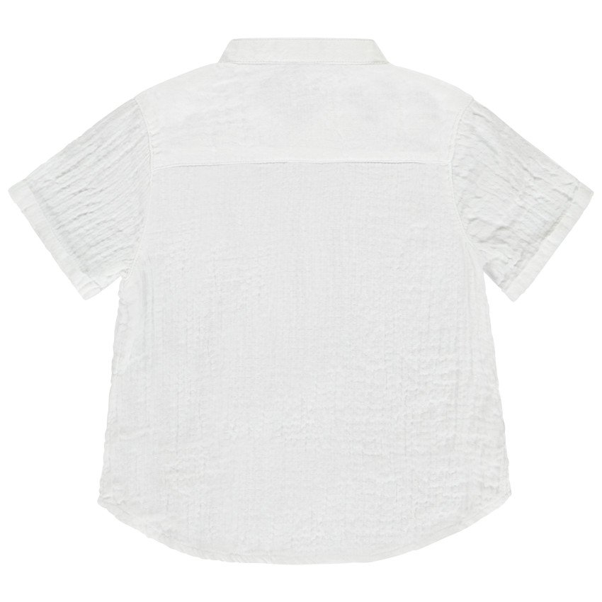Chemise manches courtes à col tunisien pour bébé garçon 