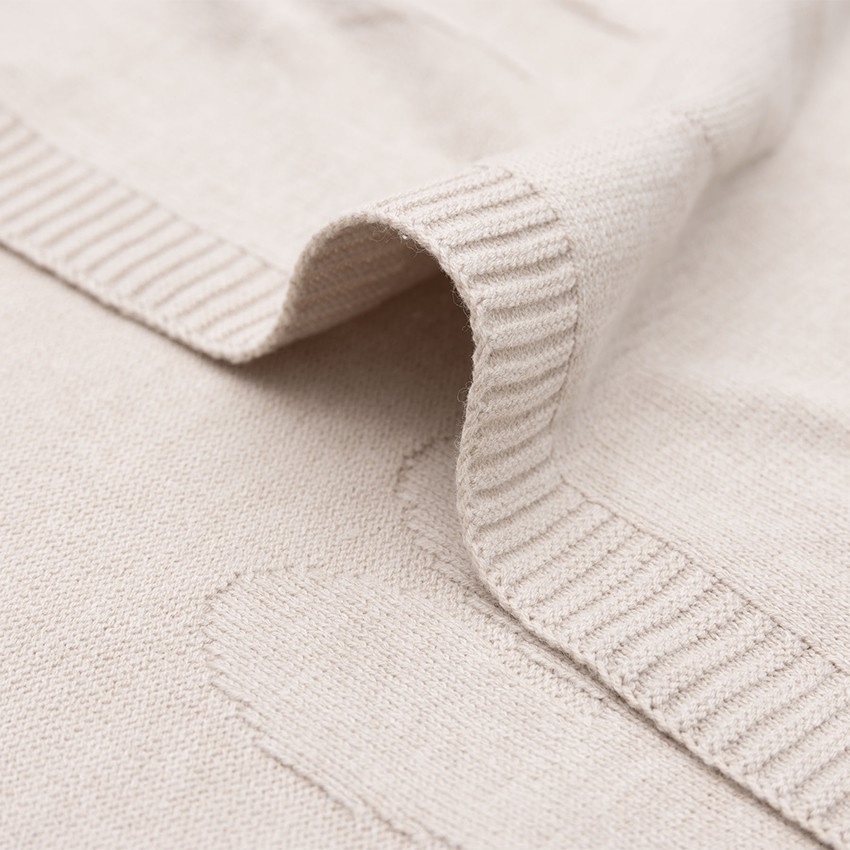 Couverture en tricot 100 x 150 cm Miffy nougat 