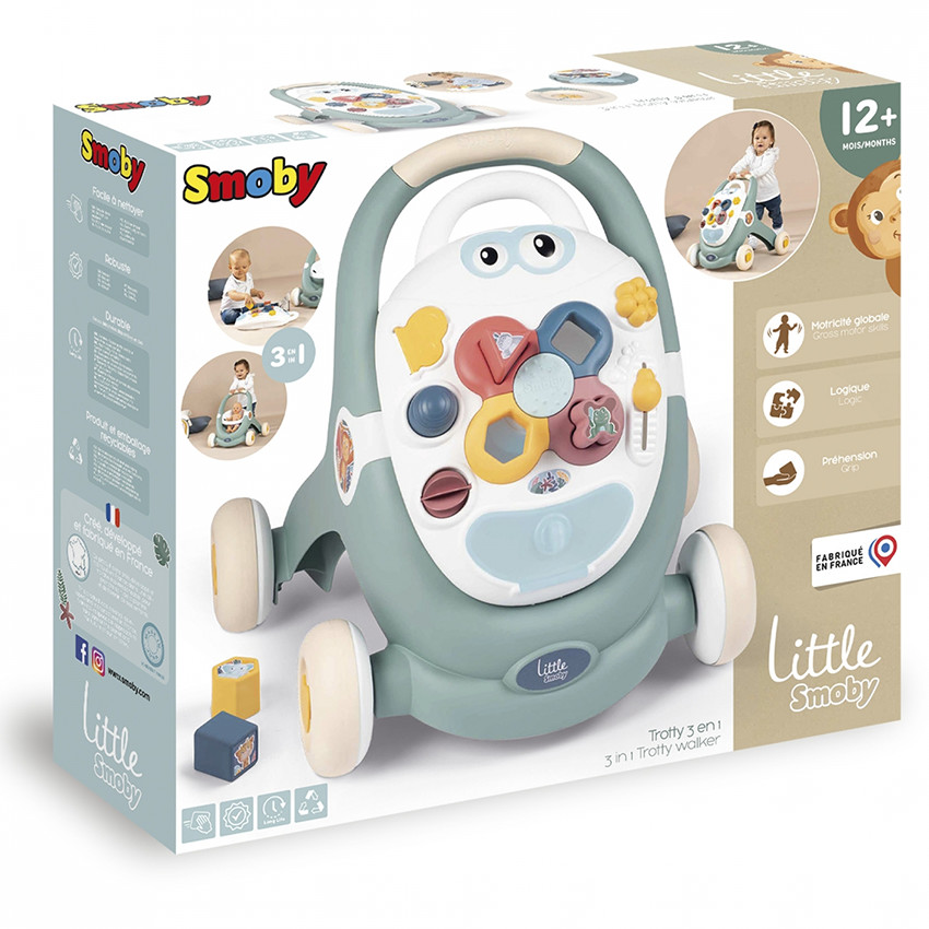 Trotteur 3 en 1 Little Smoby 12m+ 