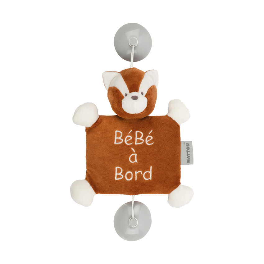 Bébé à bord ventouses Boris & Jungo - Boris le panda roux 