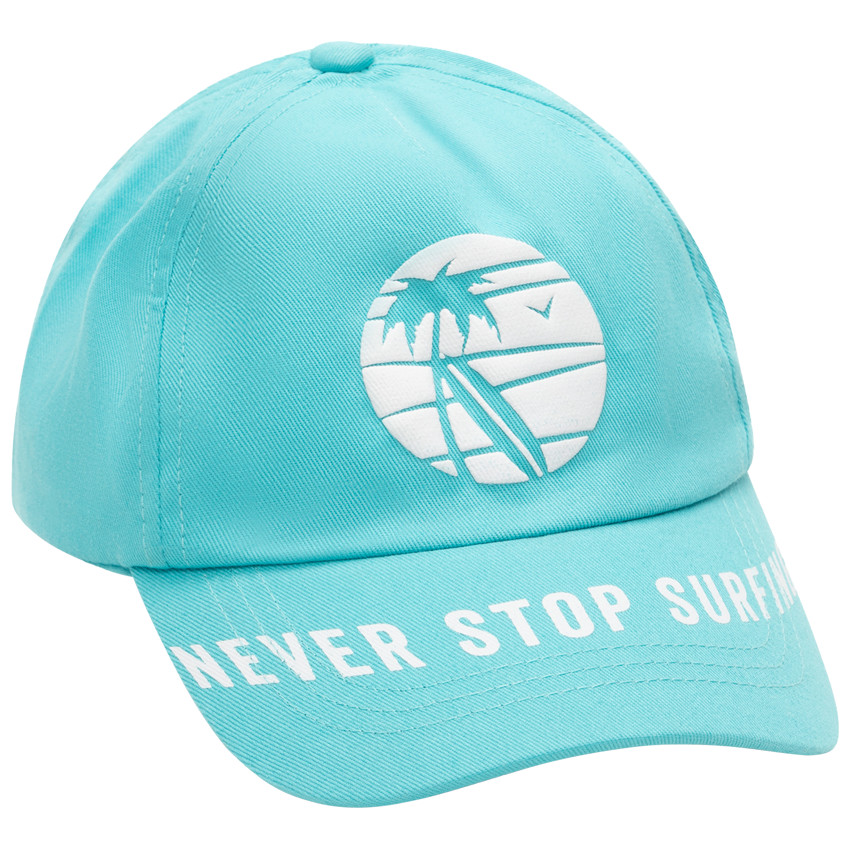 Casquette en toile à palmier printé 