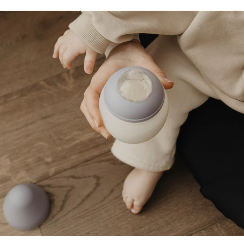 Biberon 330ml anti-colique en silicone Lila  