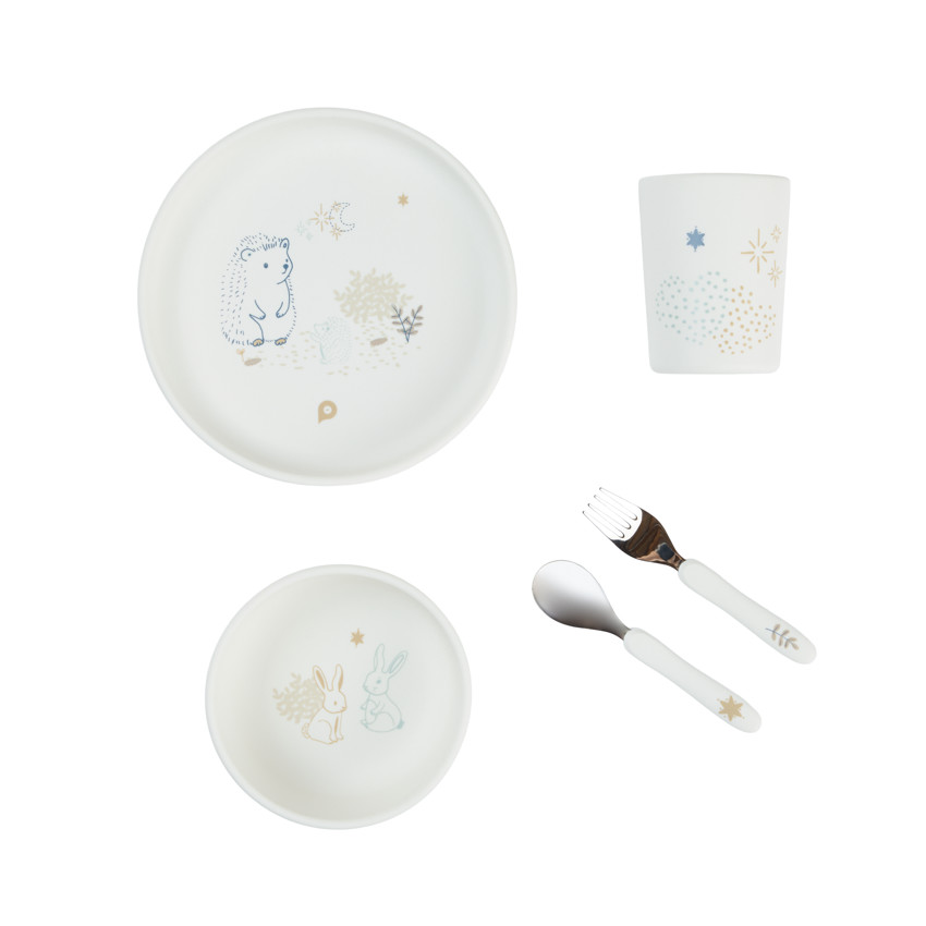 Coffret repas en silicone 5 pièces - Bande de Rêveurs 