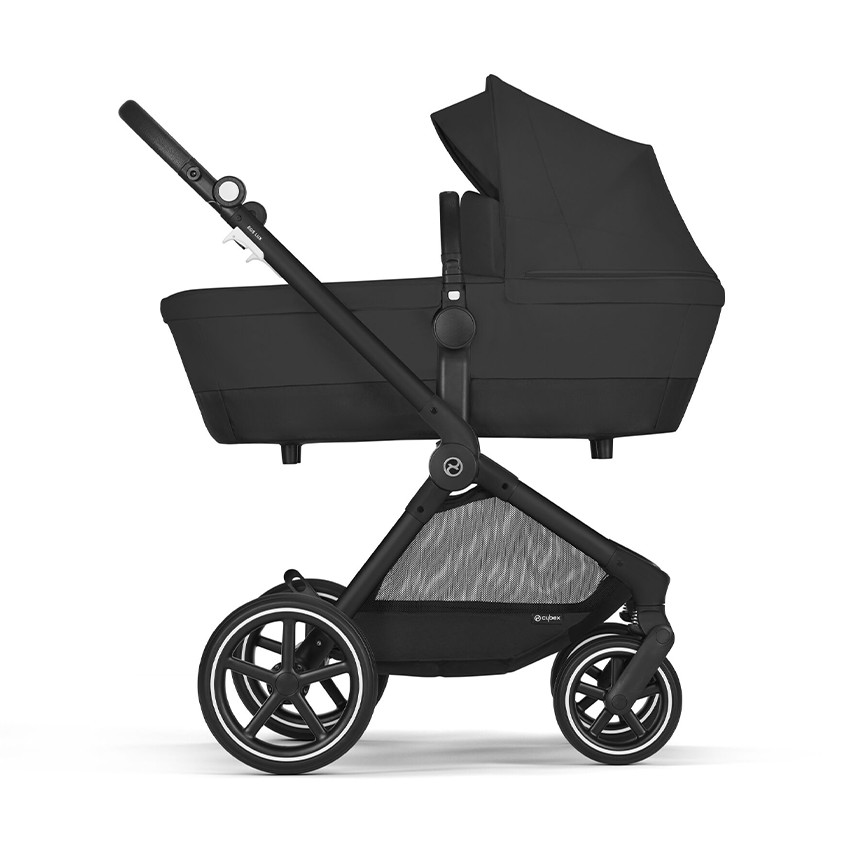Poussette 2 en 1 convertible Eos Lux black/moon black 