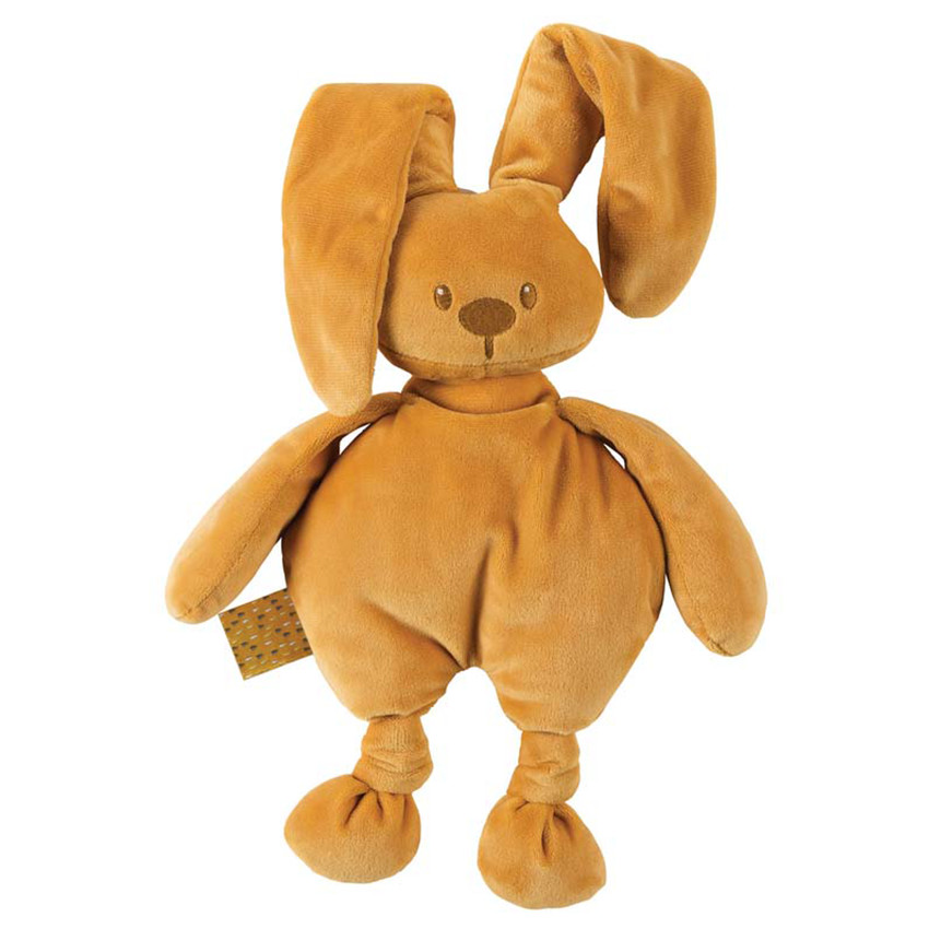 Peluche Lapidou Cuddly en tissu recyclé - Ocre Main Peluche Lapidou Cuddly en tissu recyclé - Ocre