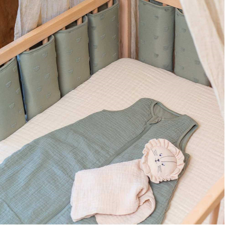 Lot de 8 protège-barres avec bande Velcro - Honey - Argile