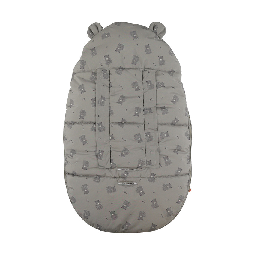 Chancelière déperlante 3-36M imprimé vaches kaki 